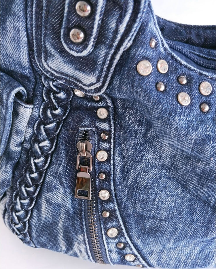 Taboo Denim Handbag-CALLISTARI