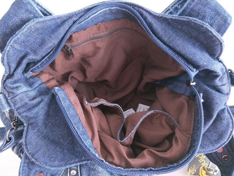 Taboo Denim Handbag-CALLISTARI