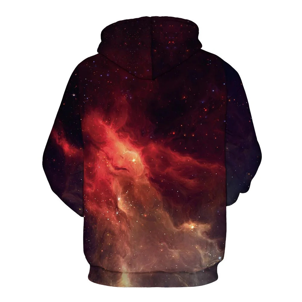Elegant Galaxy Series Printed Hoodie-CALLISTARI