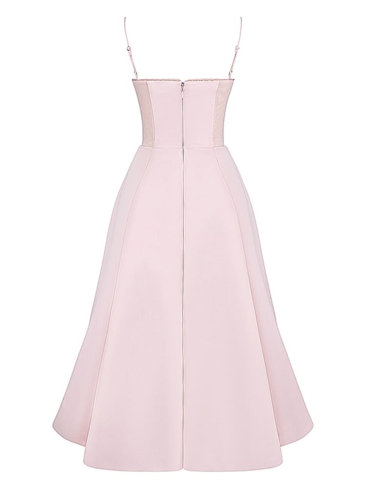 Ballerina Pink Midi Dress-CALLISTARI