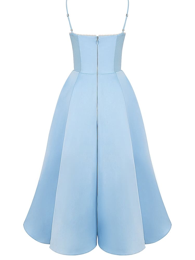 Cinderella Blue Tulle Midi Dress-CALLISTARI