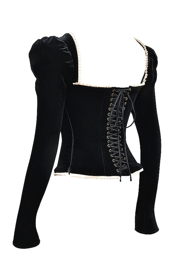Black Velvet Corset-CALLISTARI
