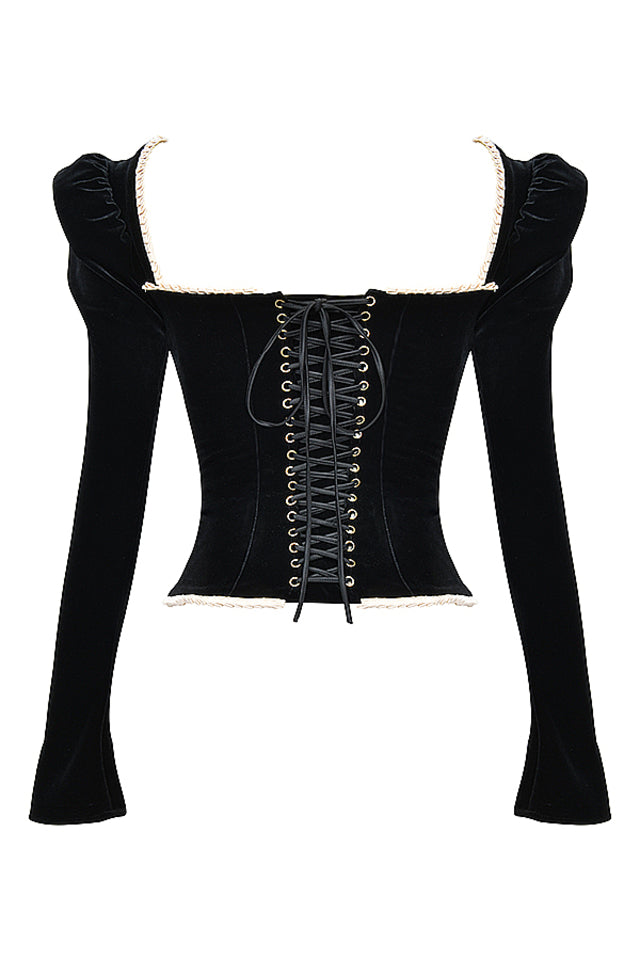Black Velvet Corset-CALLISTARI