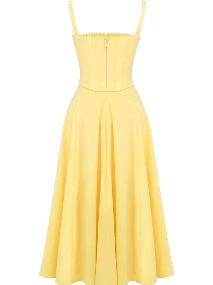 Sunshine Cotton Midi Sundress-CALLISTARI