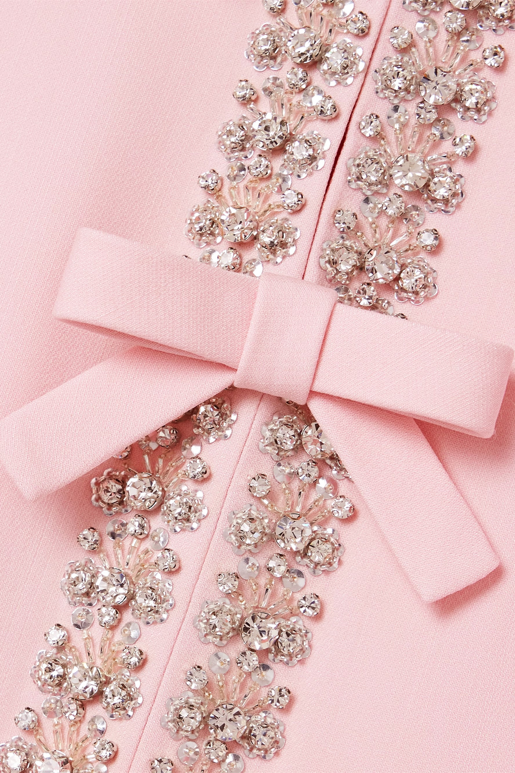 Zoe Bowknot Crystal-embellished Midi Dress-CALLISTARI