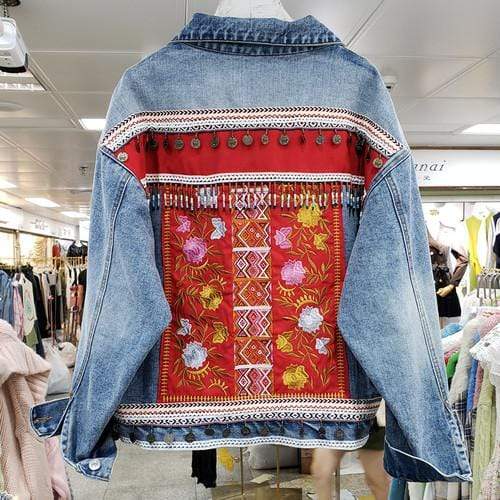Gypsy Dancer Denim Jacket - wickedafstore