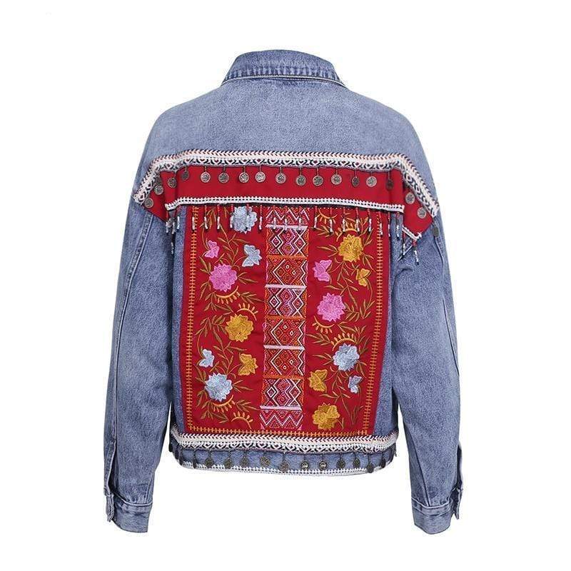 Gypsy Dancer Denim Jacket - wickedafstore