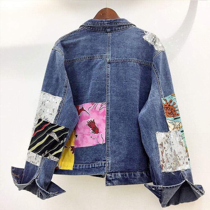 wickedafstore Eisley Patch Denim Jacket