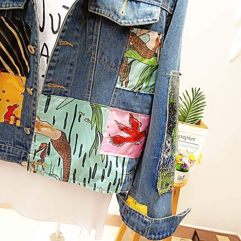 wickedafstore Eisley Patch Denim Jacket