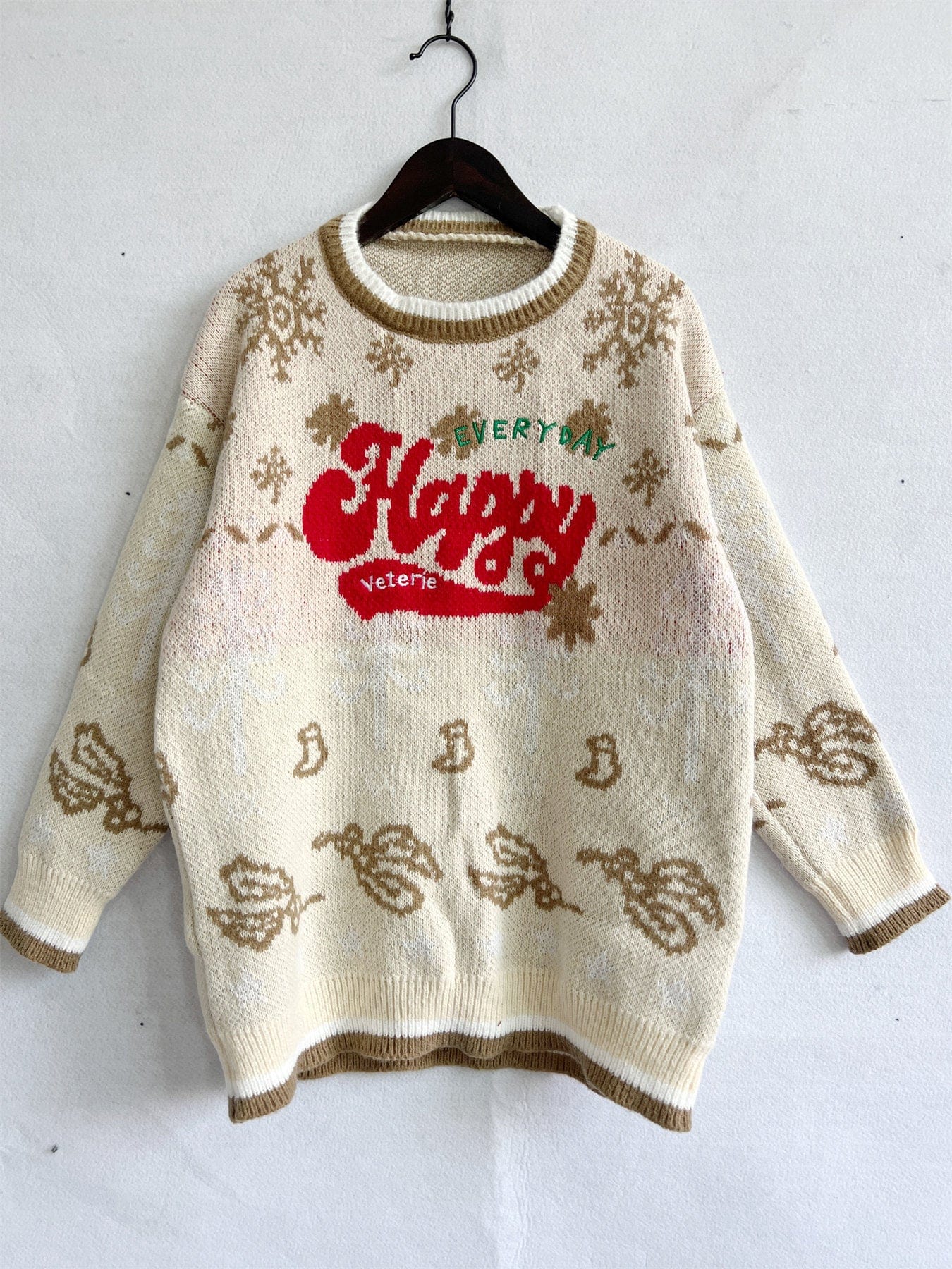 Everyday Happy Christmas Sweater-Mesadic