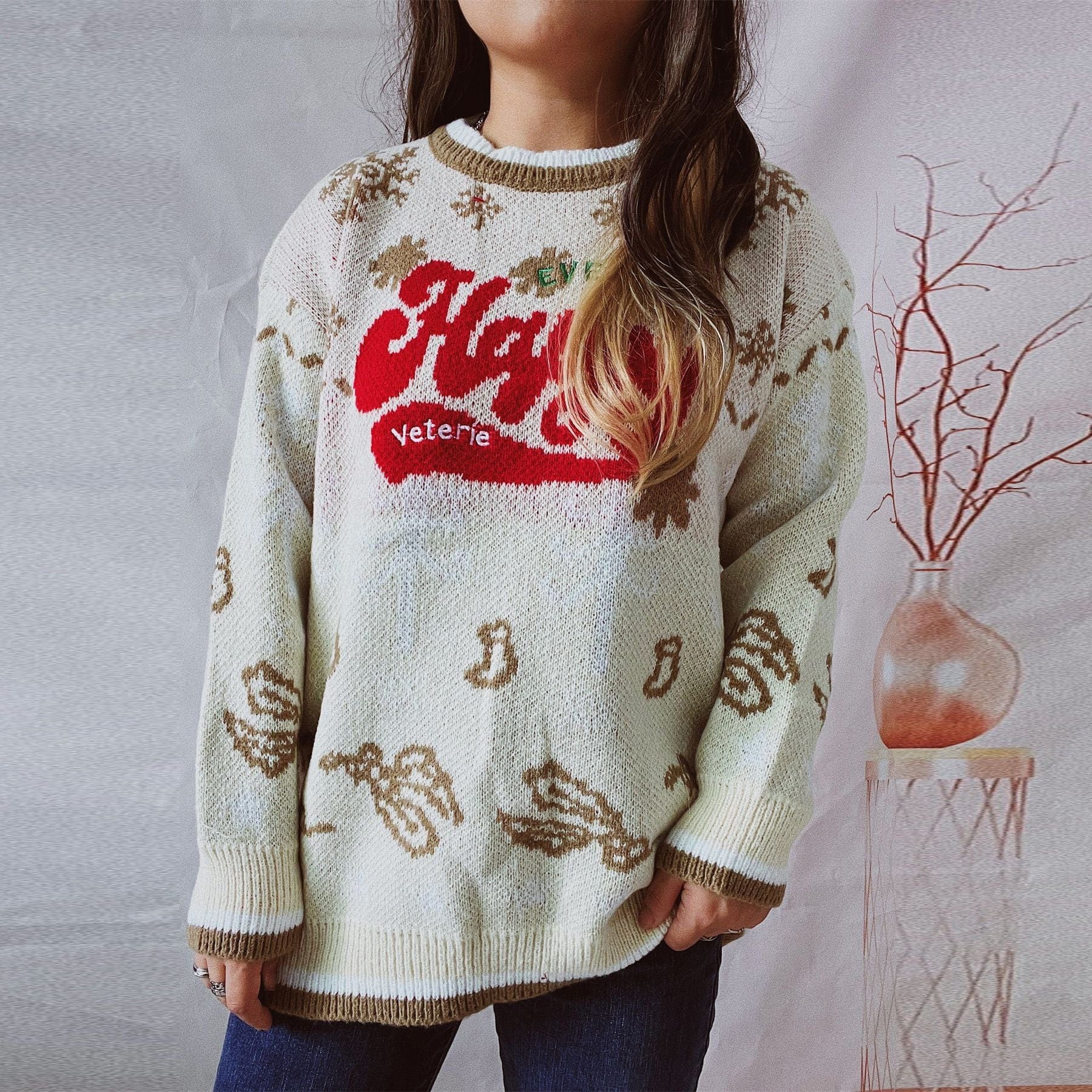 Everyday Happy Christmas Sweater-Mesadic