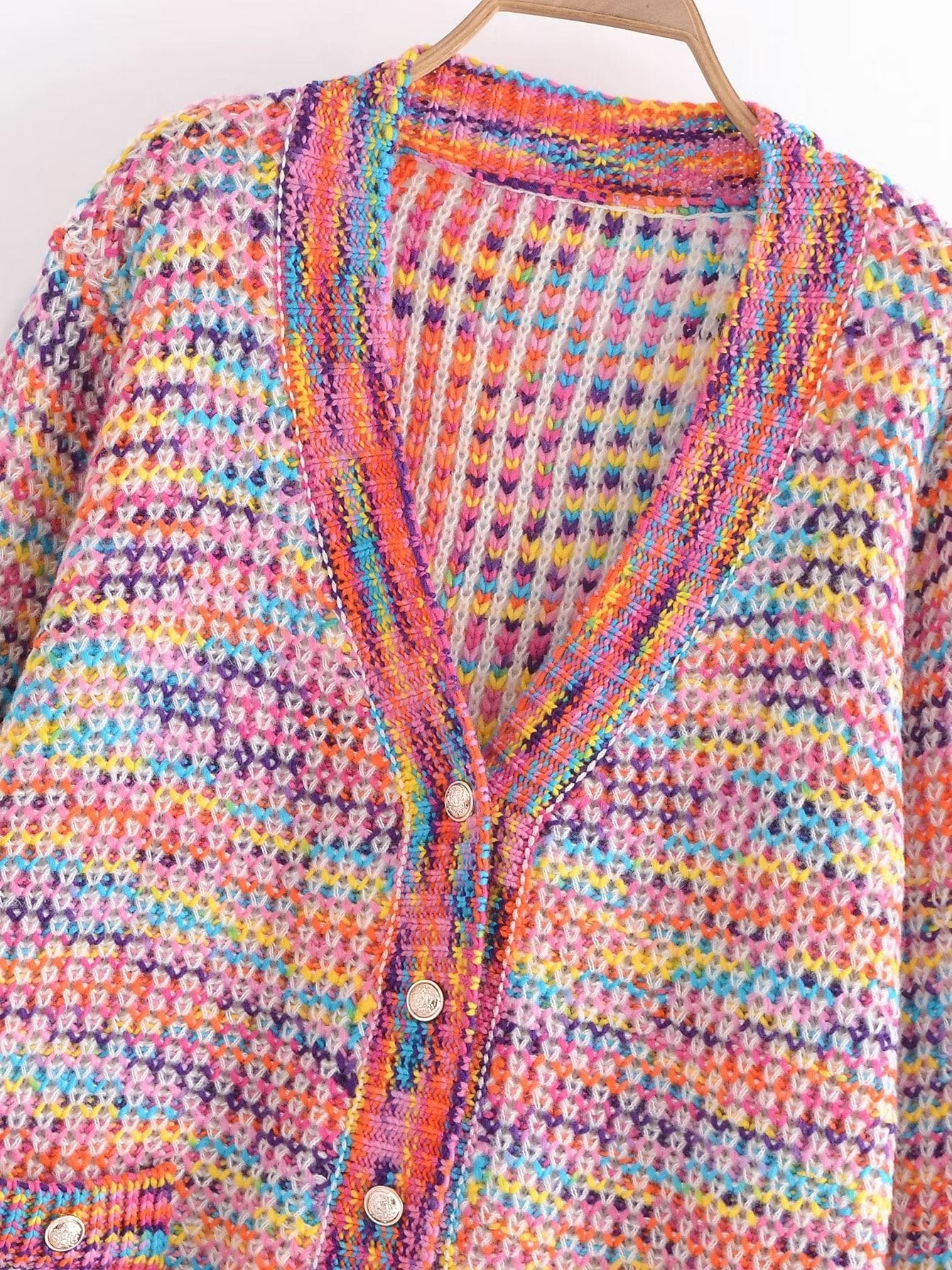 wickedafstore Henrietta Rainbow Cardigan