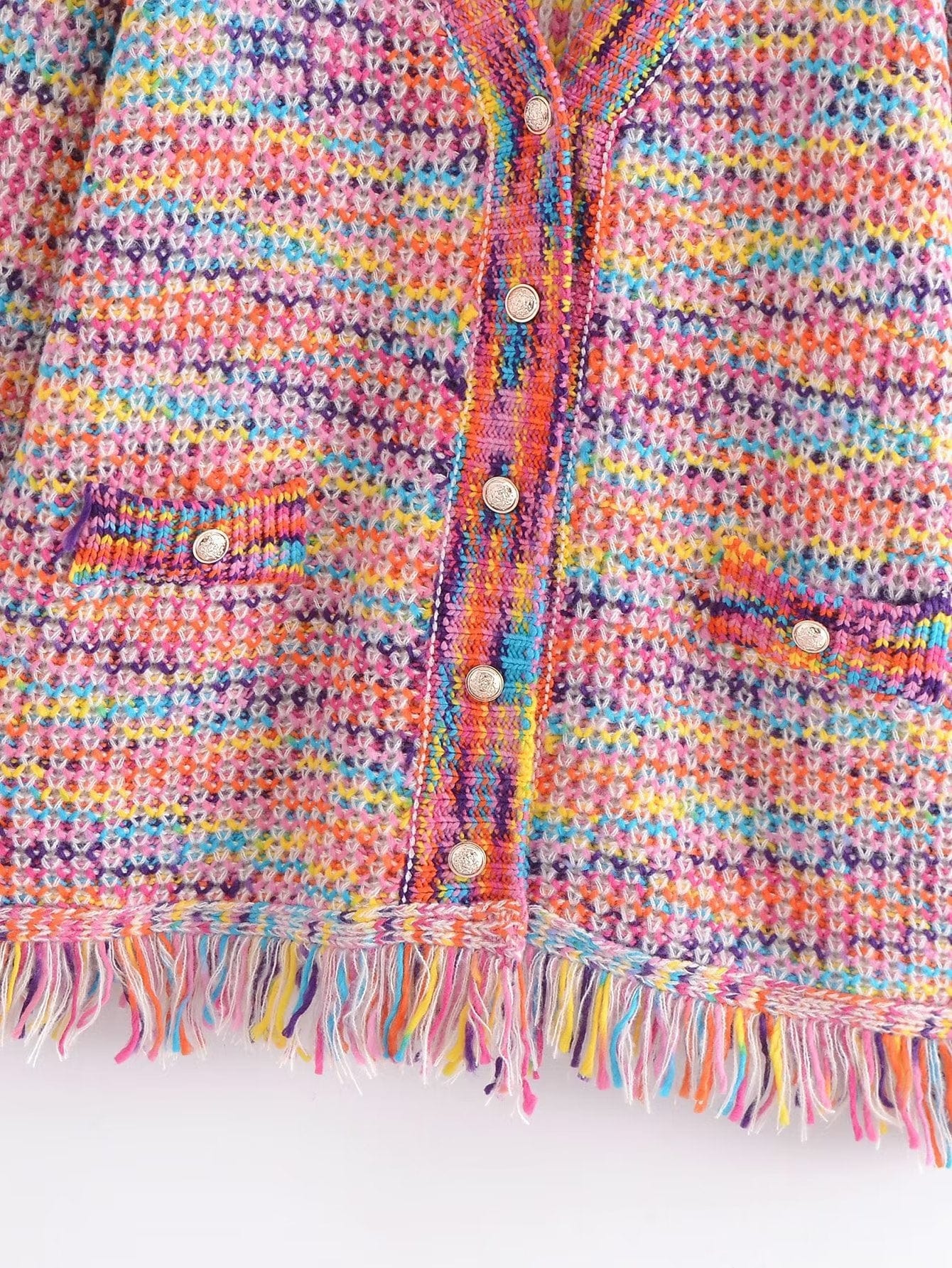 wickedafstore Henrietta Rainbow Cardigan