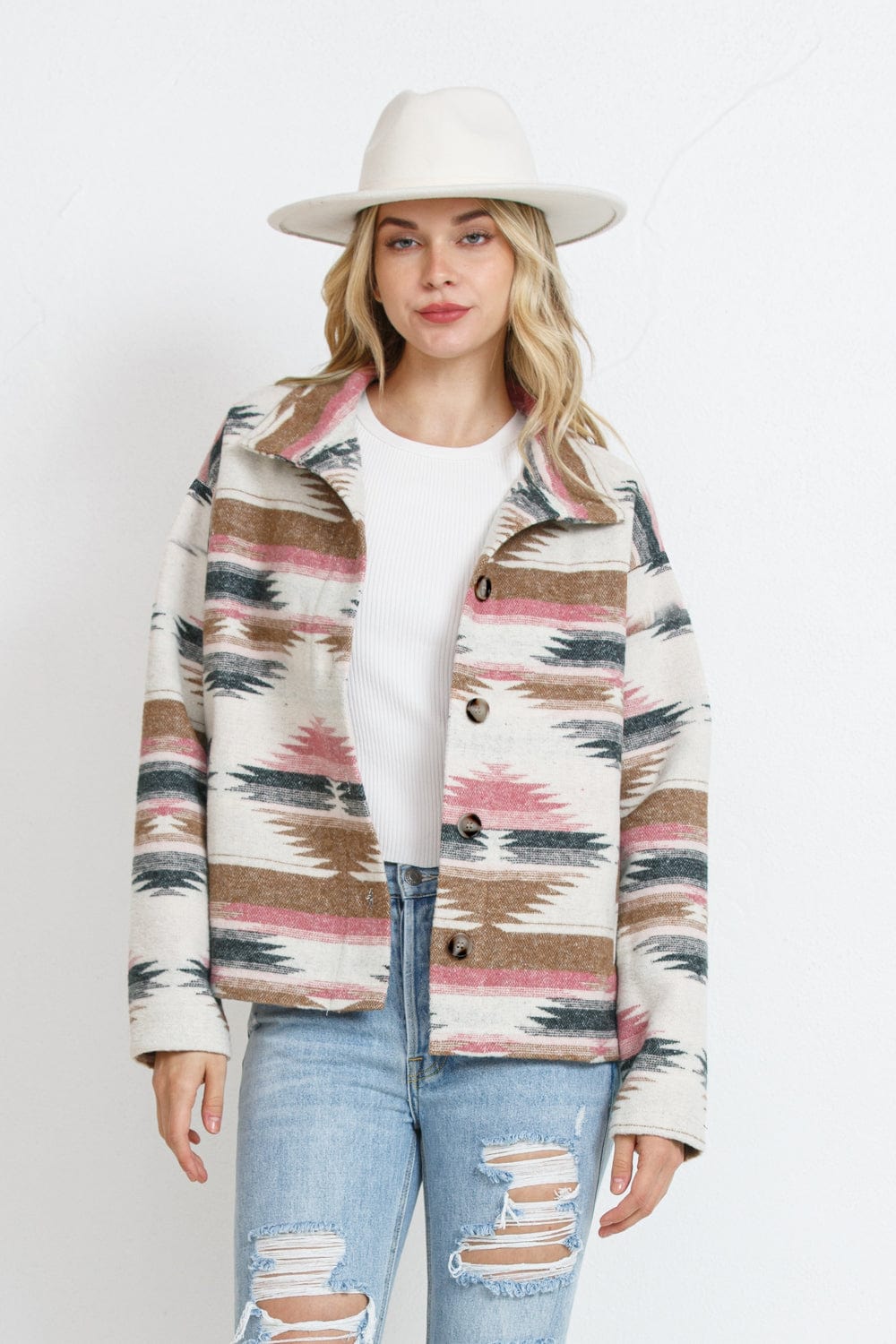 Claudine Aztec Boho Jacket-CALLISTARI