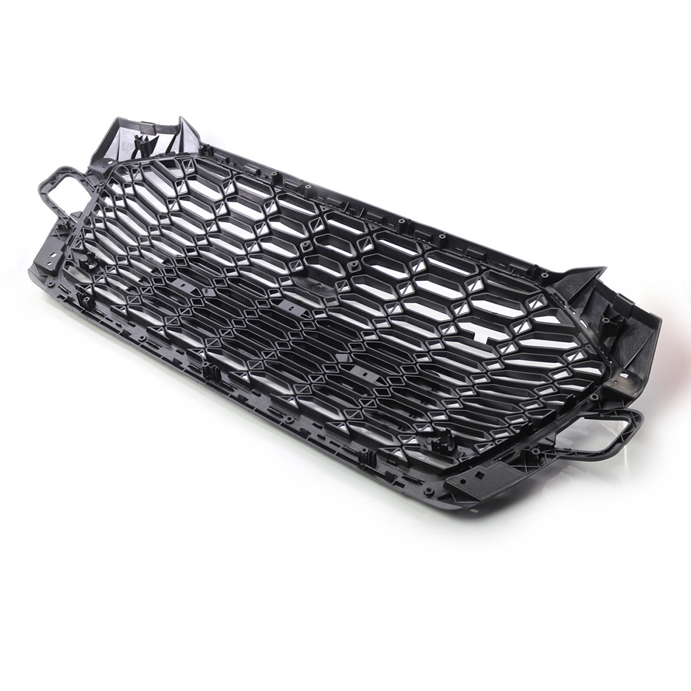 For 2020-2022 Audi A4 S4 B9.5 RS4 Style Front Grille Honeycomb Grill Gloss Black