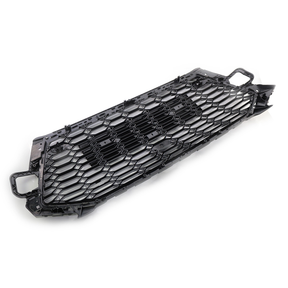 For 2020-2022 Audi A4 S4 B9.5 RS4 Style Front Grille Honeycomb Grill Gloss Black