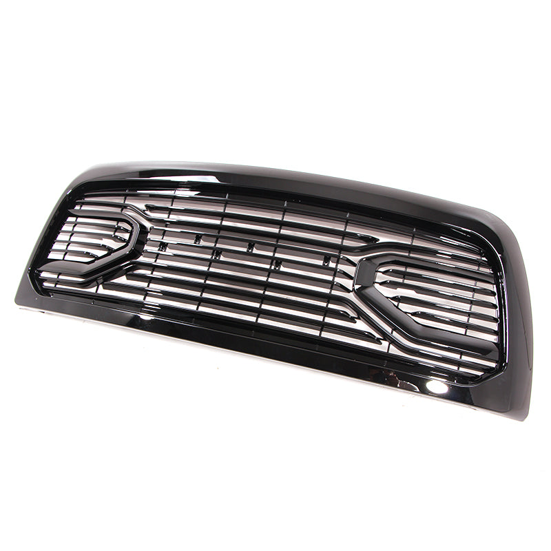 For 2013-2018 Dodge Ram 2500 3500 Grill Big Horn style Front Grille Gloss Black + Chrome Letter