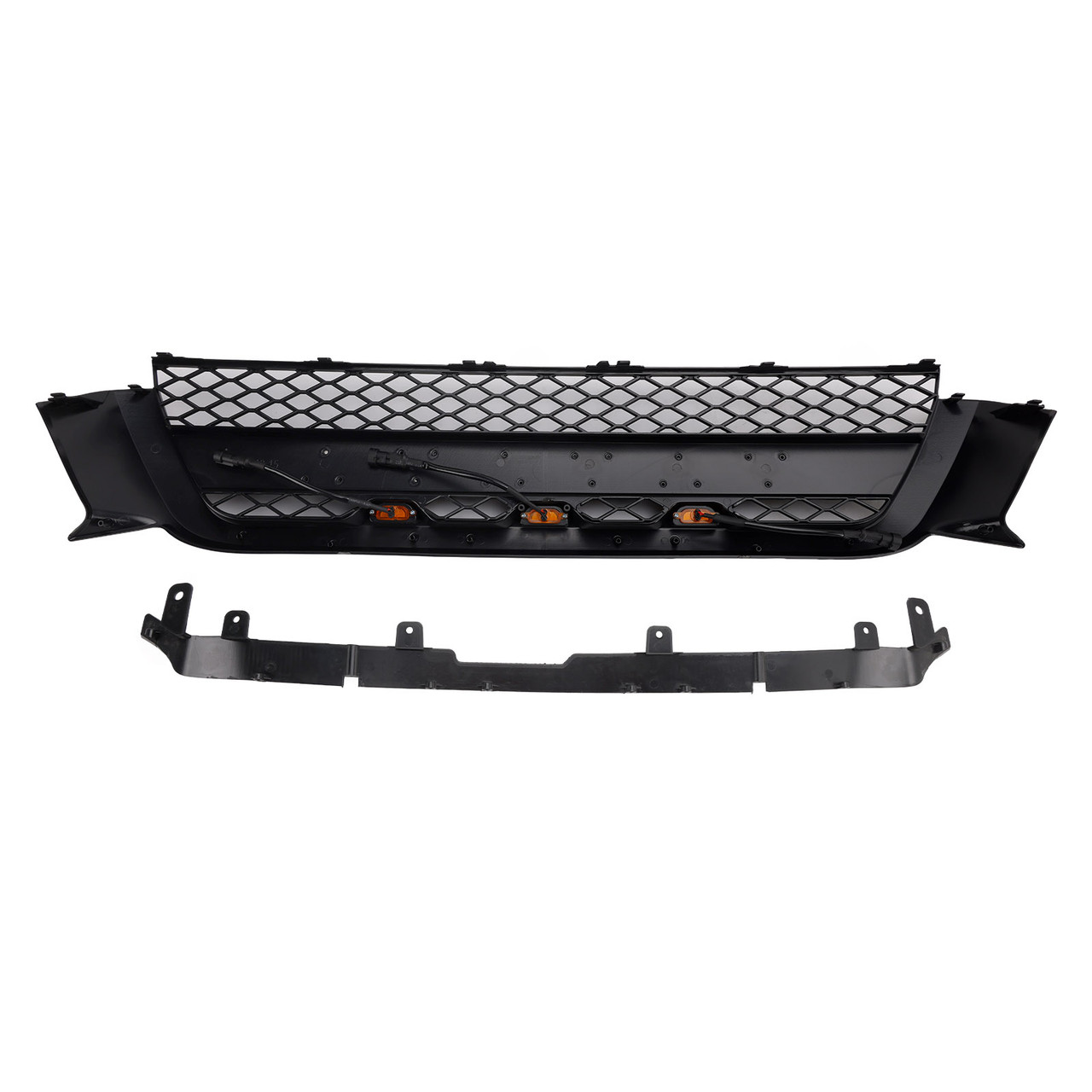For 2010-2013 Toyota 4Runner Grill Pro Trd Front Grille Mesh with LED Light & Letters