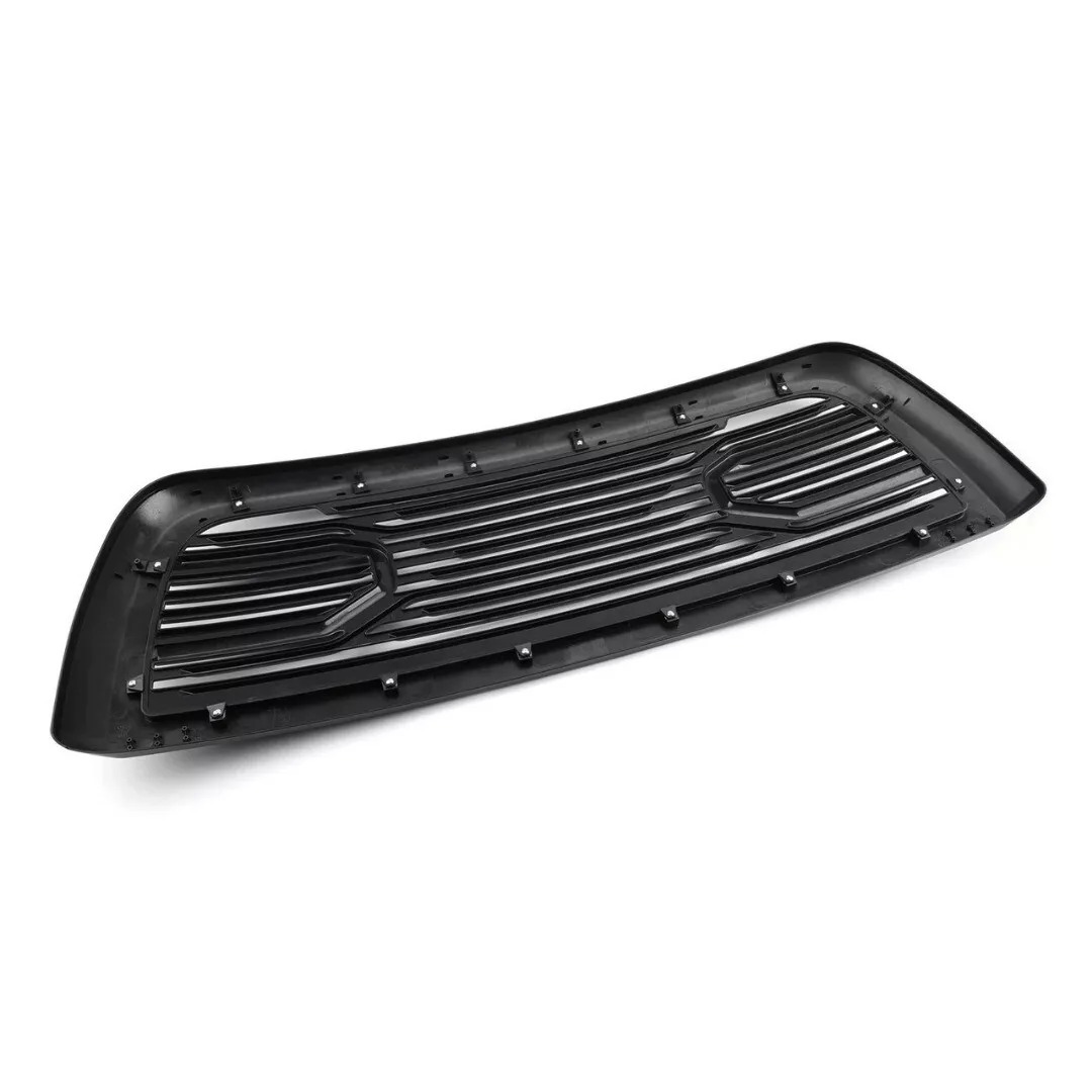 For 2013-2018 Dodge Ram 2500 3500 Grill Big Horn style Front Grille Gloss Black + Chrome Letter
