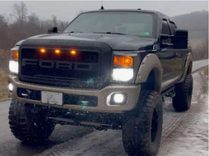 Front Grille for 2011-2016 F250 F350 F450 F550 Super Duty Raptor Style Grill With LED Light