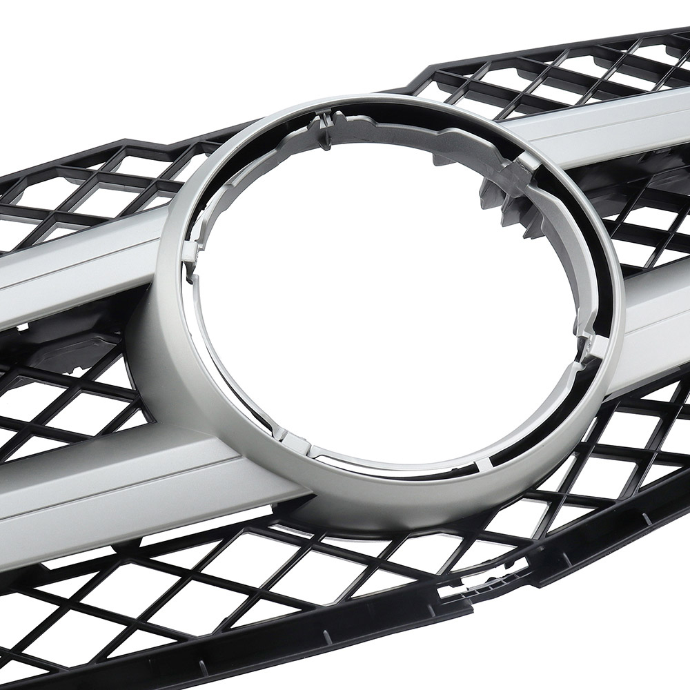 For 2010-2012 Mercedes Benz GLK-Class X204 GLK350 Front Grill W/ Star Emblem Grille