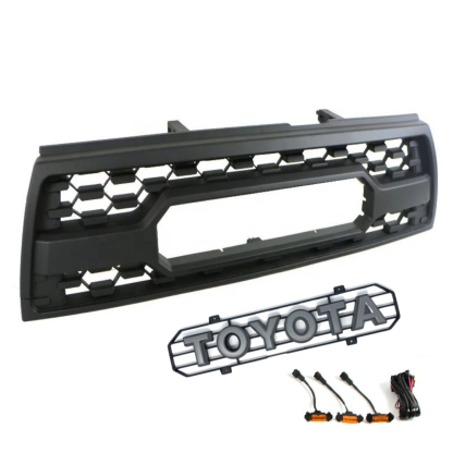 For 1996-2002 Toyota 4Runner Grill Front Grille Mesh with LED Light & Letters