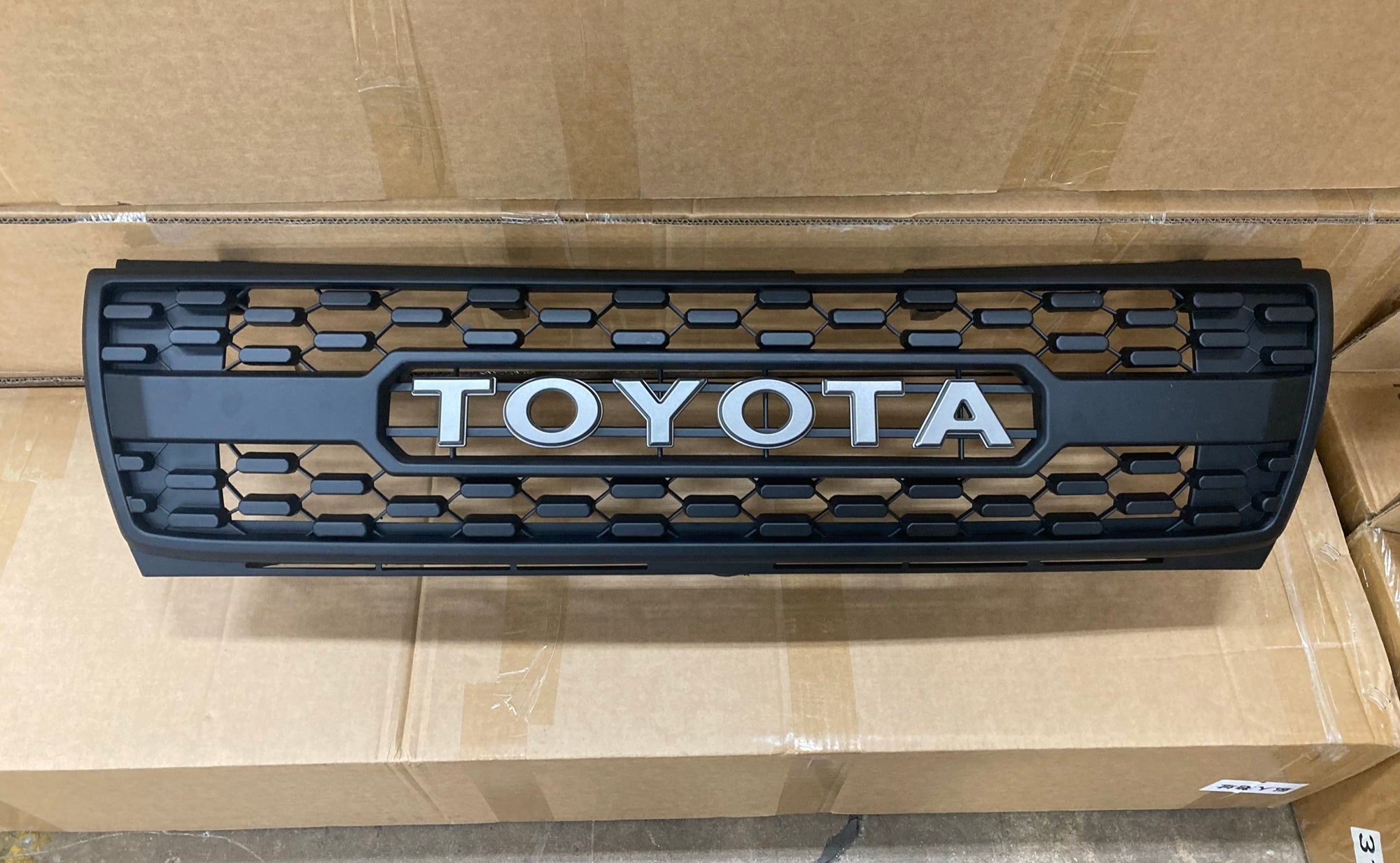 For 1997-2000 Toyota Tacoma Front Grill Grille With Letters Matte Black