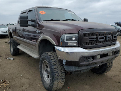 For 1999-2004 Ford F250 F350 Super Duty Grill Raptor Style Front Grille with Light and Letter Matte Black