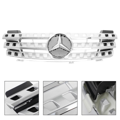 For 2005-2008 Mercedes Benz W164 ML-Class ML320 ML350 ML500 ML550 Grill Front Grille Chrome+Silver