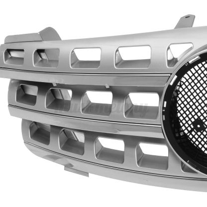 For 2005-2008 Mercedes Benz W164 ML-Class ML320 ML350 ML500 ML550 Grill Front Grille Chrome+Silver