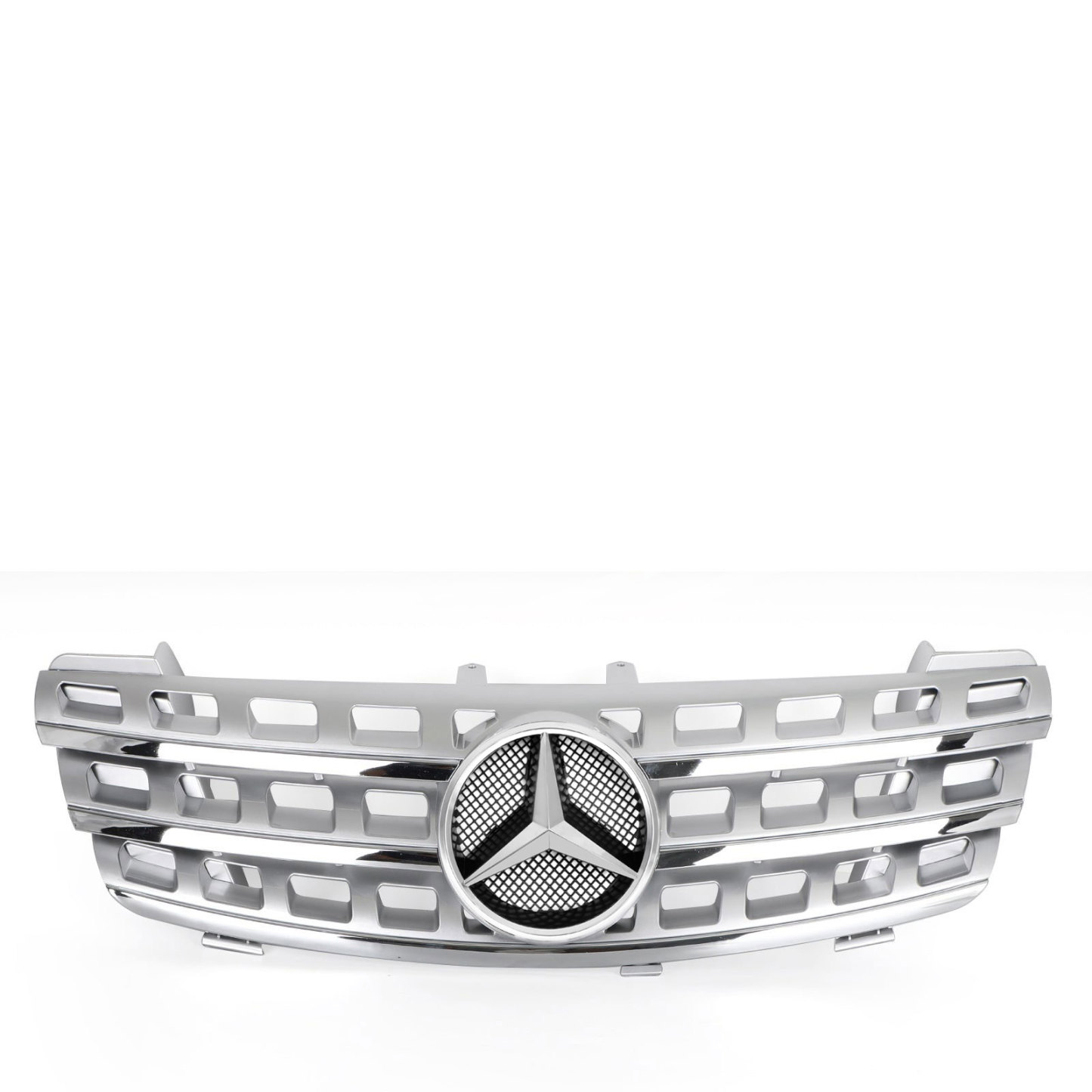 For 2005-2008 Mercedes Benz W164 ML-Class ML320 ML350 ML500 ML550 Grill Front Grille Chrome+Silver