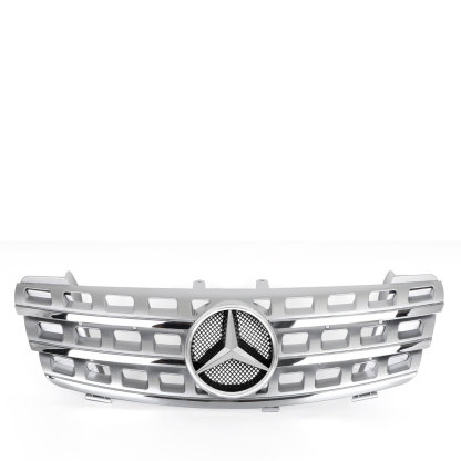 For 2005-2008 Mercedes Benz W164 ML-Class ML320 ML350 ML500 ML550 Grill Front Grille Chrome+Silver