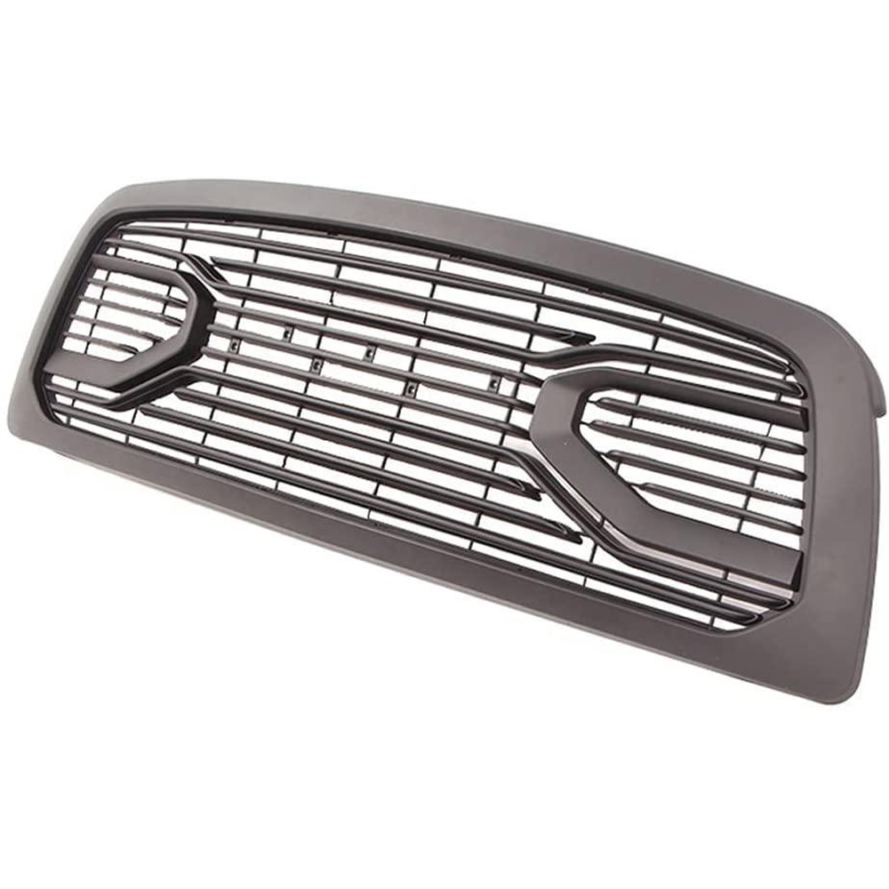 For 2009-2012 Dodge RAM 1500 Grill Front Big Horn Style Grille Matte Black