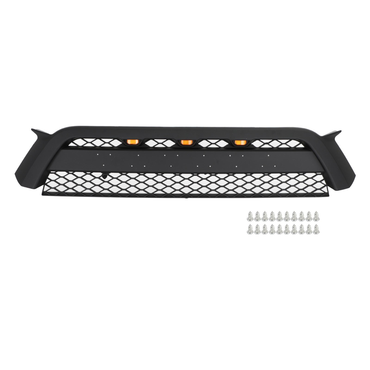 For 2010-2013 Toyota 4Runner Grill Front Grille Mesh with LED Light & Letters