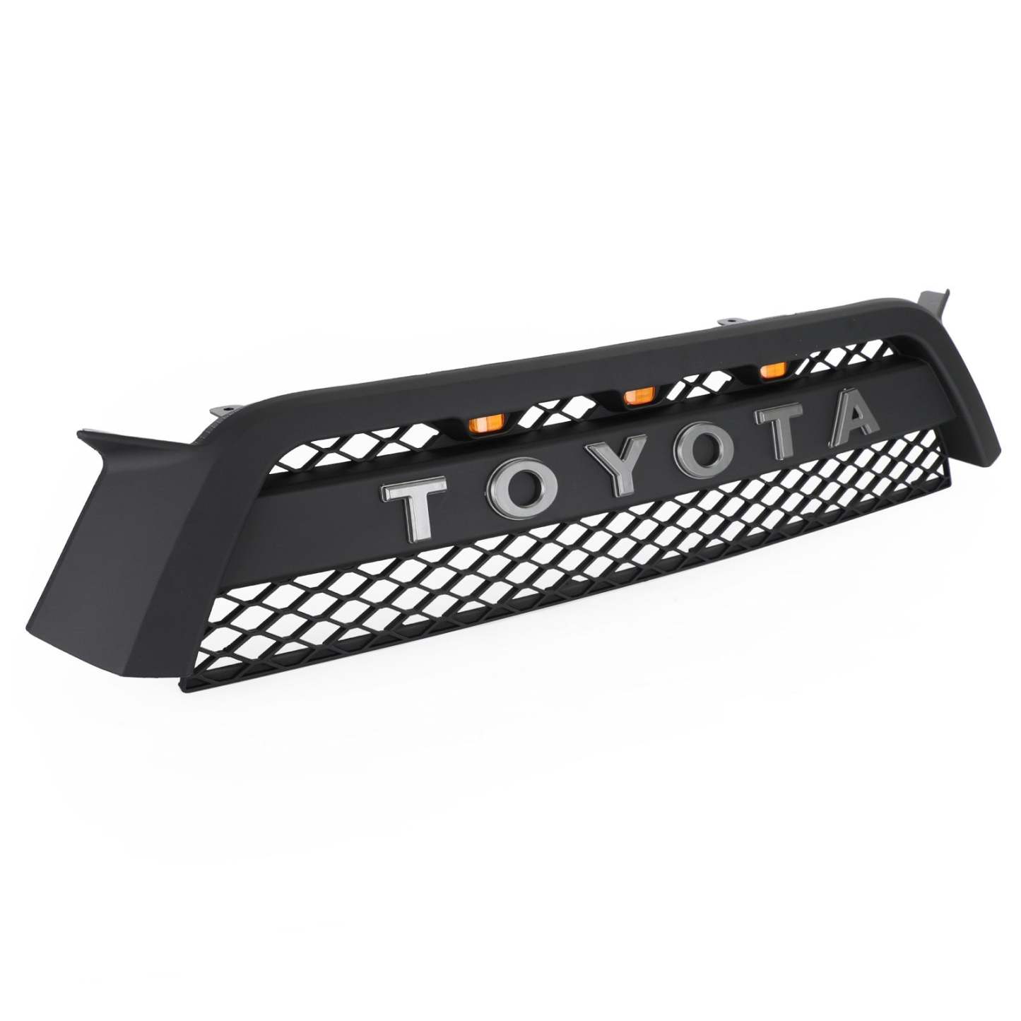 For 2010-2013 Toyota 4Runner Grill Front Grille Mesh with LED Light & Letters