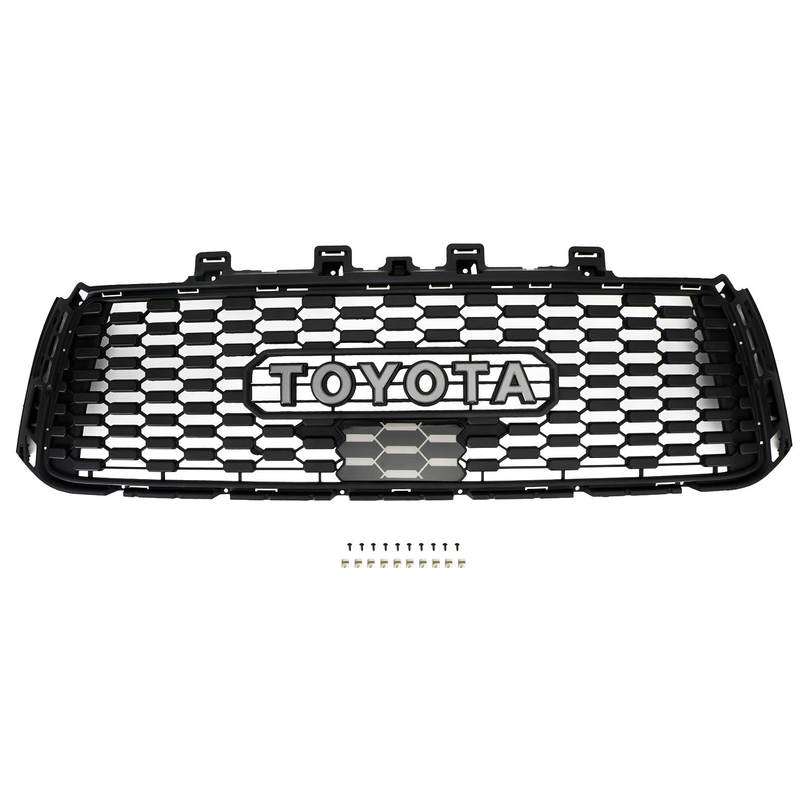 For 2010-2013 Toyota Tundra Trd Pro Grill Front Grille With Letter Matte Black