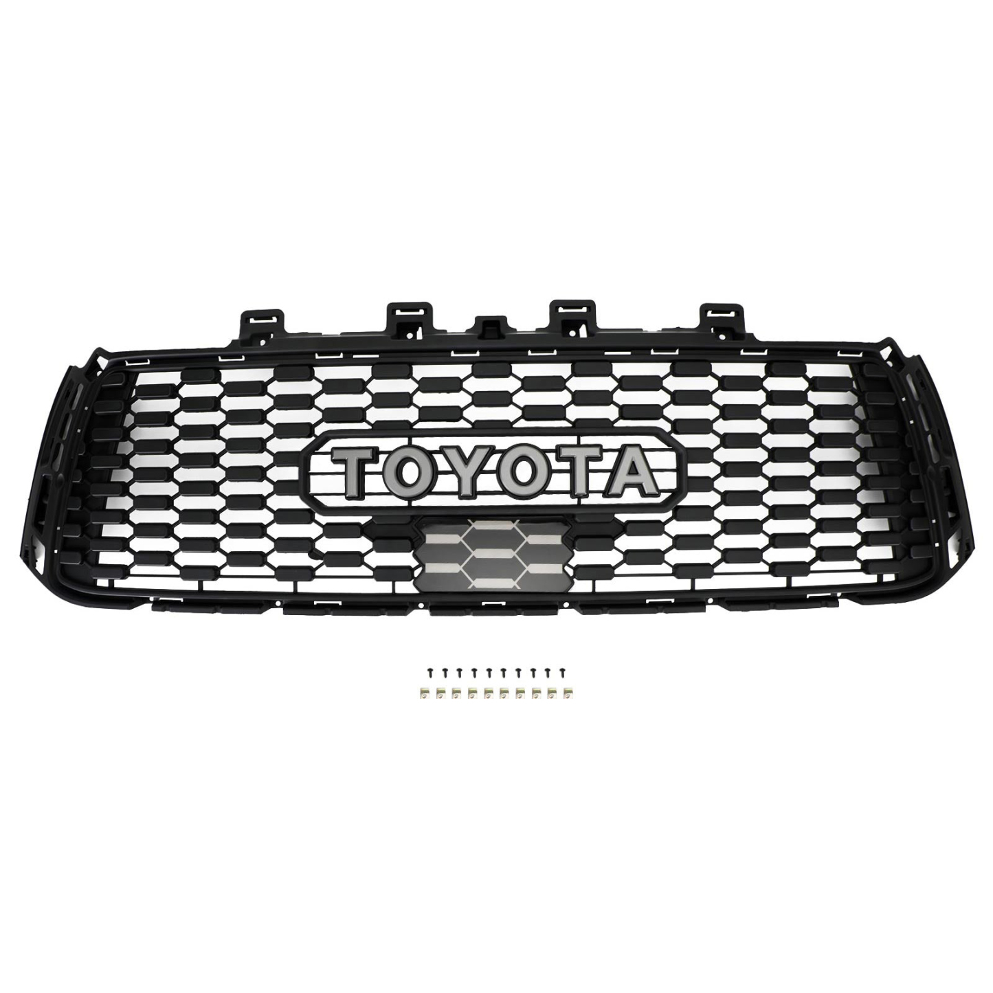 For 2010-2013 Toyota Tundra Trd Pro Grill Front Grille With Letter Matte Black