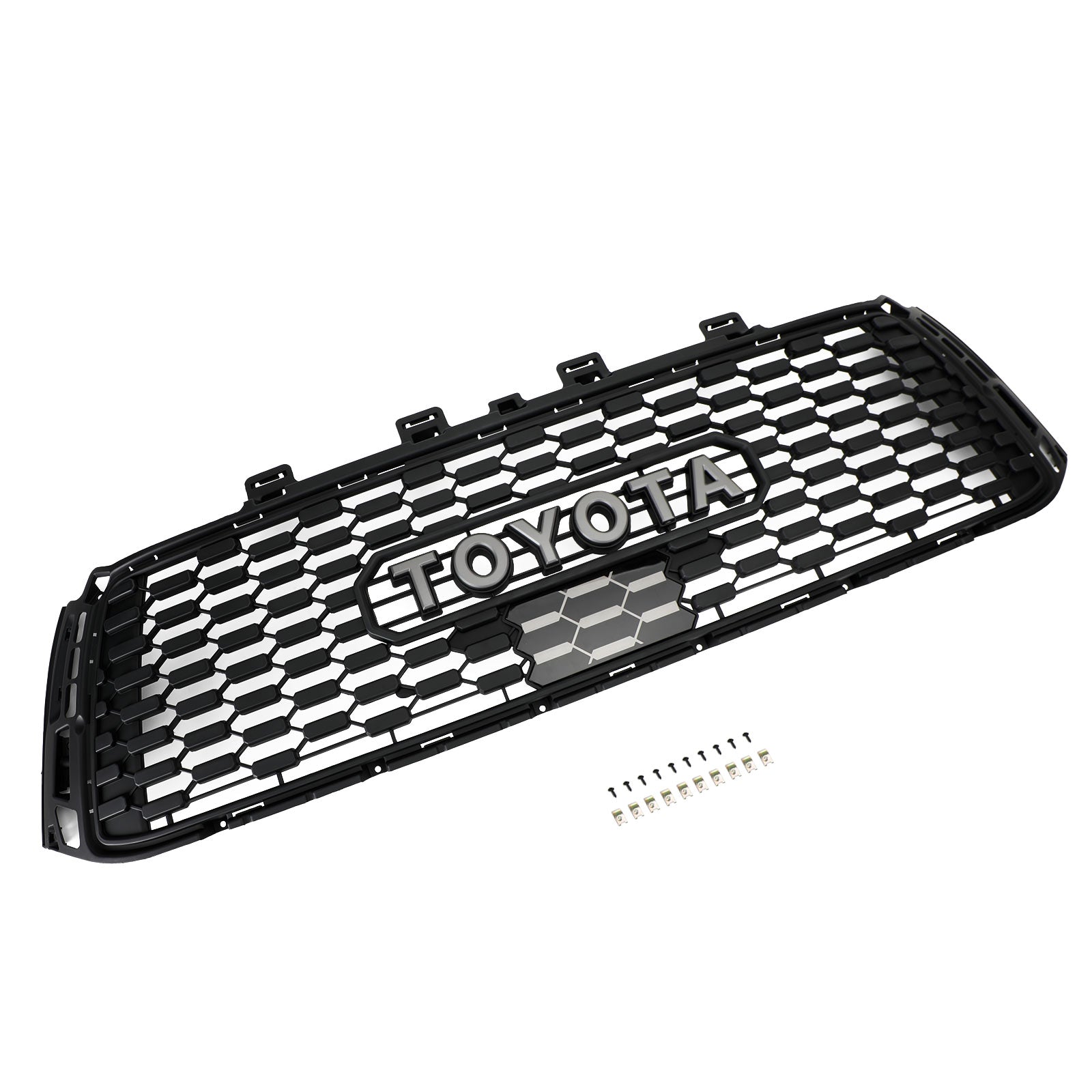 For 2010-2013 Toyota Tundra Trd Pro Grill Front Grille With Letter Matte Black