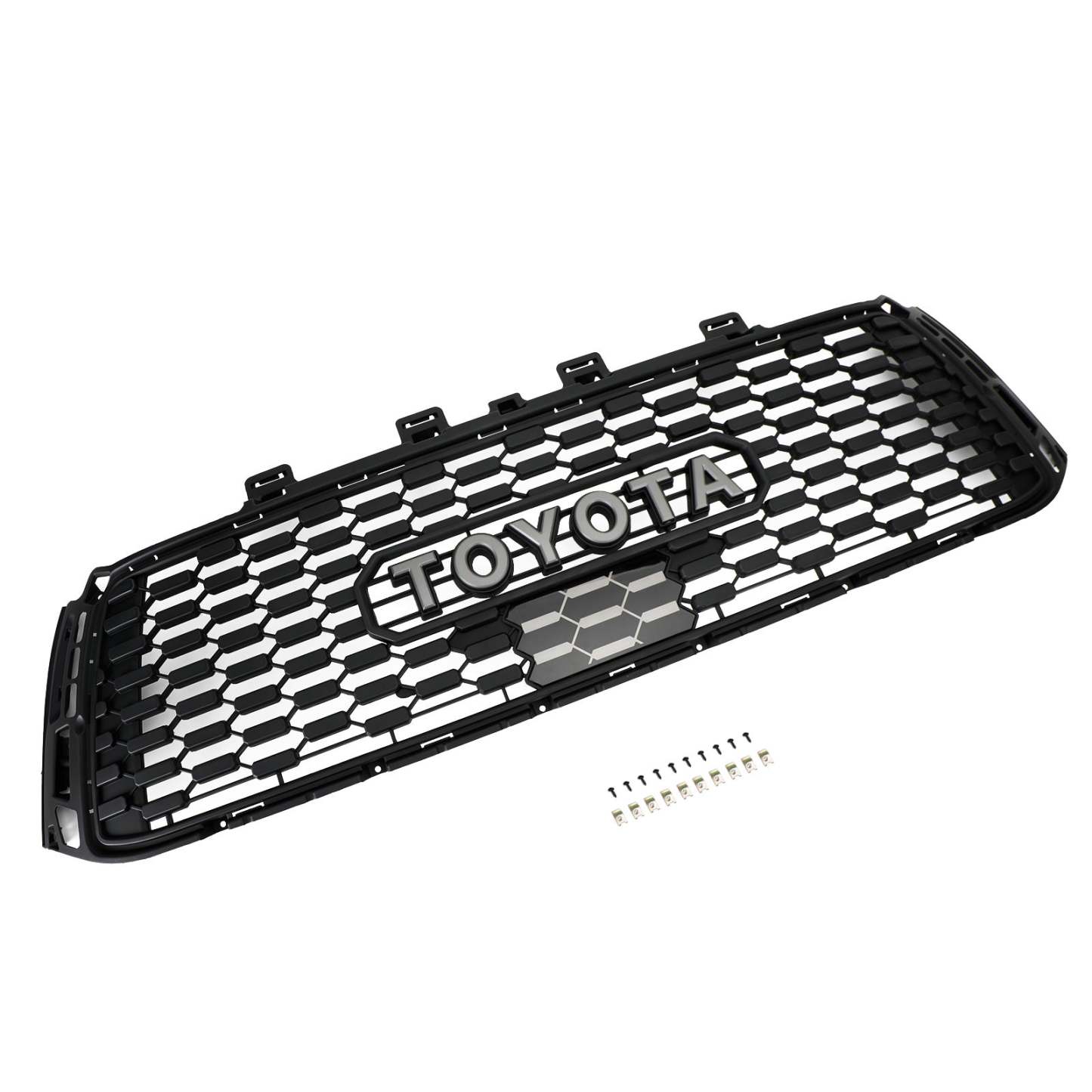 For 2010-2013 Toyota Tundra Trd Pro Grill Front Grille With Letter Matte Black