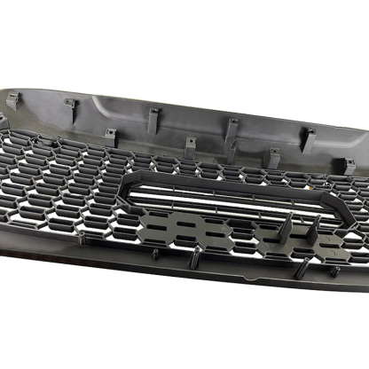 For 2010-2018 Toyota Sequoia Grille Matte Black Front Grill With LED Lights