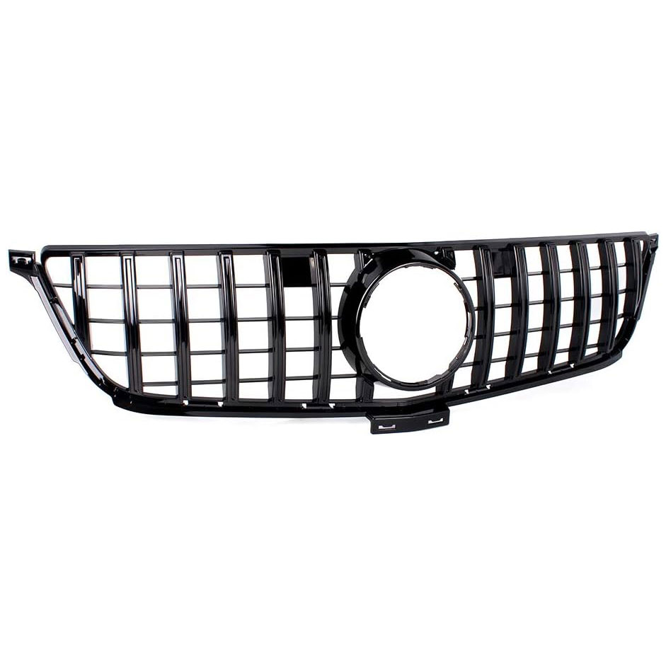 For 2012-2015 Mercedes Benz W166 ML-Class ML350 ML400 ML550 GTR Style Front Grill Gloss Black