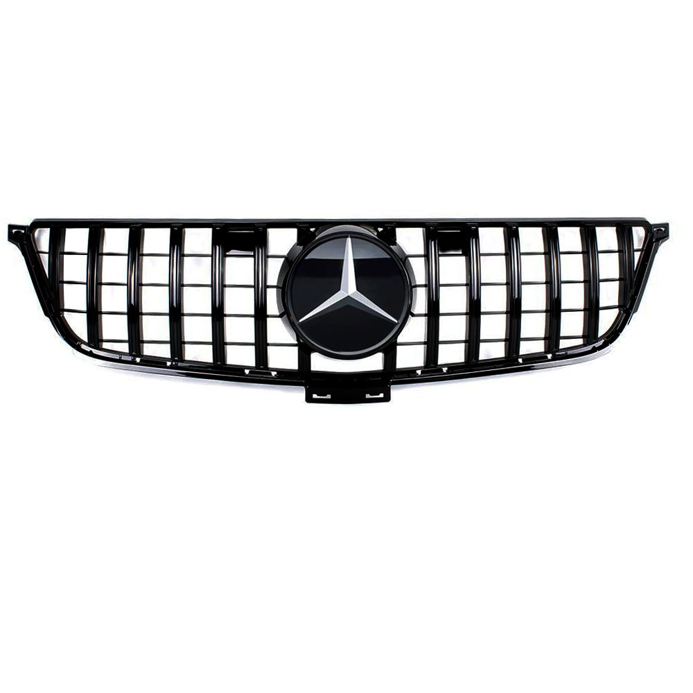 For 2012-2015 Mercedes Benz W166 ML-Class ML350 ML400 ML550 GTR Style Front Grill Gloss Black