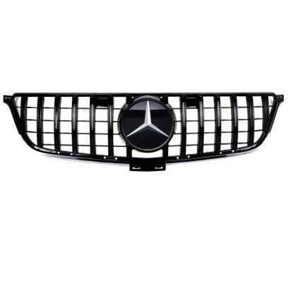 For 2012-2015 Mercedes Benz W166 ML-Class ML350 ML400 ML550 GTR Style Front Grill Gloss Black