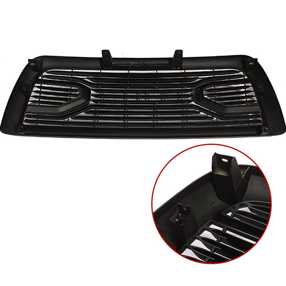 For 2013-2018 Dodge Ram 2500 3500 Grille Big Horn Style Front Grill with Led Light