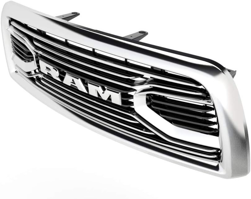 For  2013-2018 Dodge Ram 2500 3500 Grille Big Horn Style Front Grill with Letter Chrome