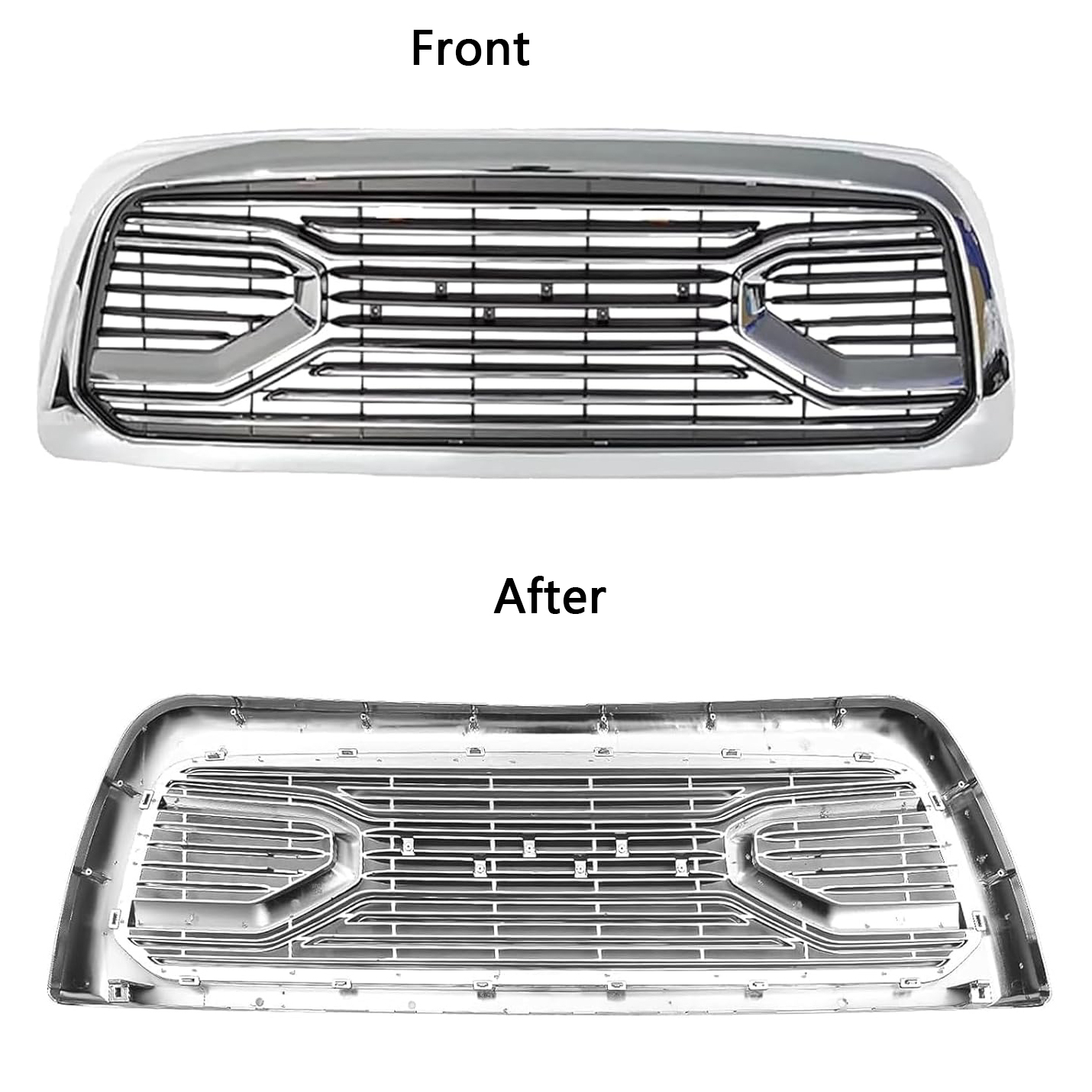 For  2013-2018 Dodge Ram 2500 3500 Grille Big Horn Style Front Grill with Letter Chrome