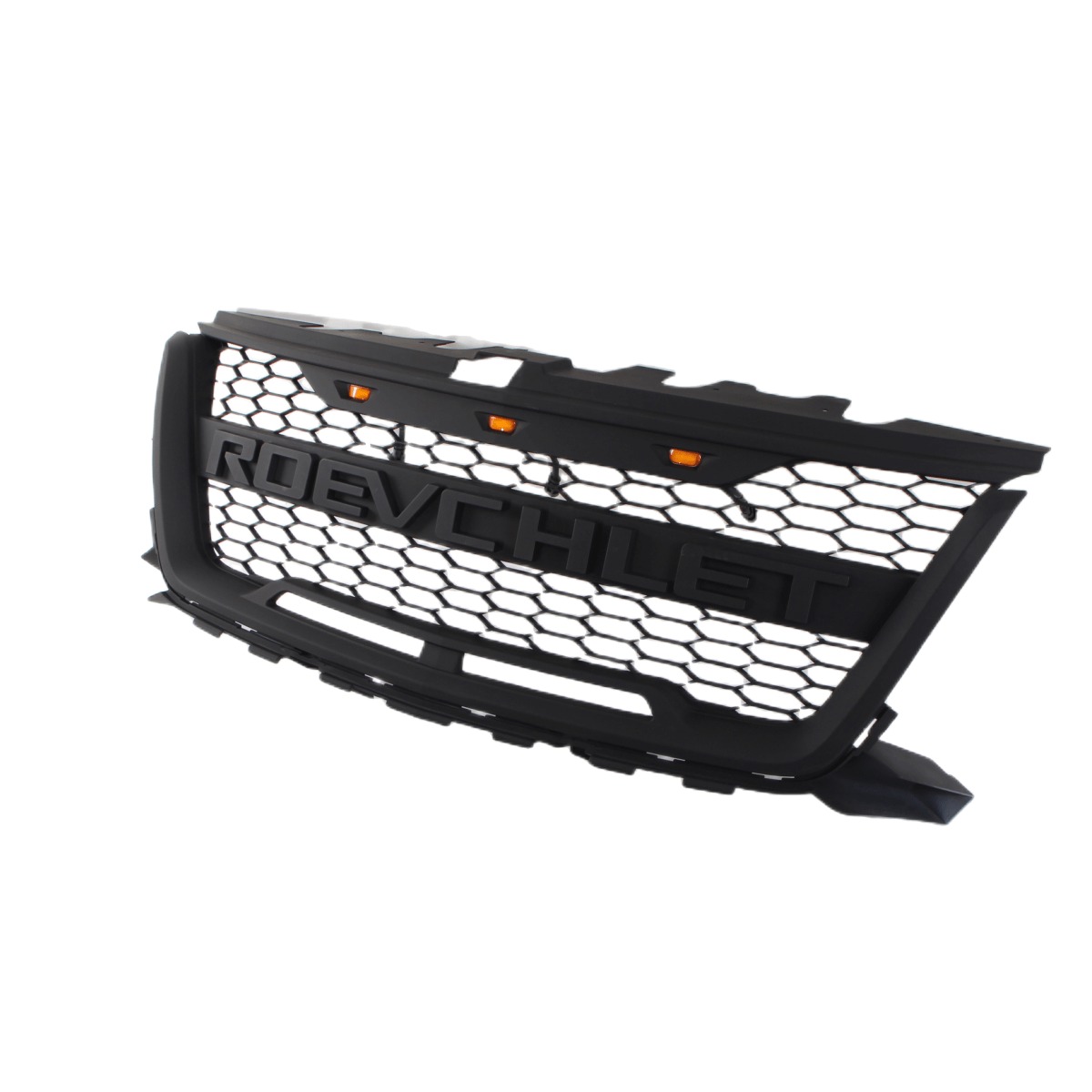 For 2016-2020 Chevrolet Colorado Front Grille Grill Mesh With Light Matte Black