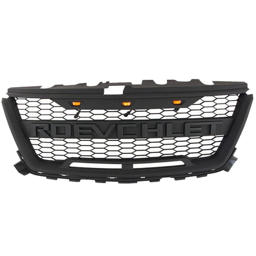 For 2016-2020 Chevrolet Colorado Front Grille Grill Mesh With Light Matte Black