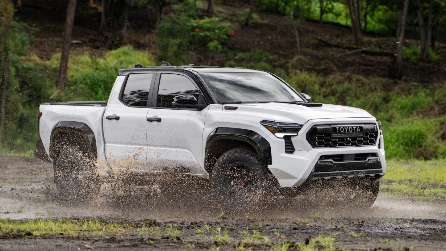 For 2024-2025 Toyota Tacoma TRD PRO Grill Black Front Grille With Led & Light Bar & Letter