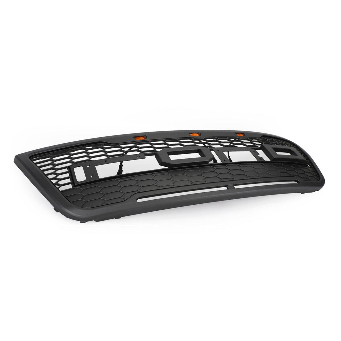 Grill for 2012-2015 Ford Explorer Front Bumper Grille with LED Matte Black